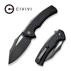 CIVIVI BullTusk Flipper & Thumb Hole Knife G10 Handle