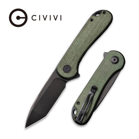 CIVIVI Elementum Flipper Knife Micarta Handle