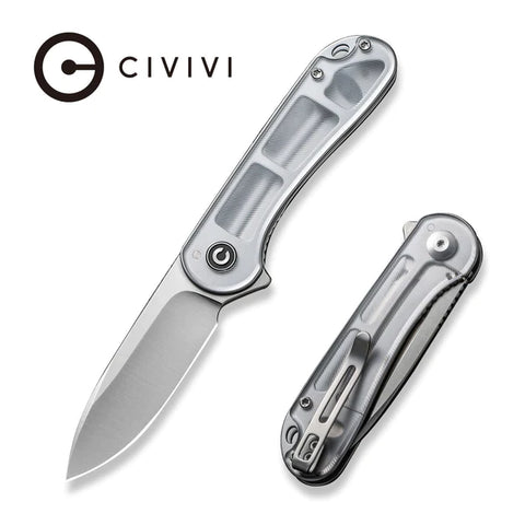 CIVIVI Elementum Flipper Knife Lexan Handle