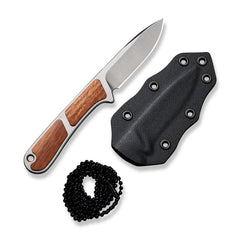 CIVIVI Mini Elementum Fixed Blade Knife Wood Handle