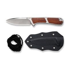 CIVIVI Mini Elementum Fixed Blade Knife Wood Handle