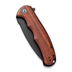 CIVIVI Praxis Flipper Knife Wood Handle