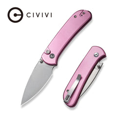 CIVIVI Qubit Button Lock & Thumb Stud Knife Aluminum Handle