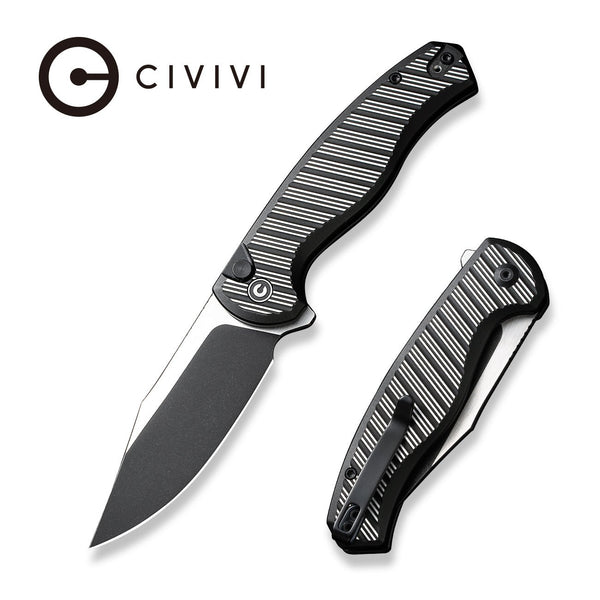CIVIVI Stormhowl Flipper & Button Lock Knife Aluminum Handle