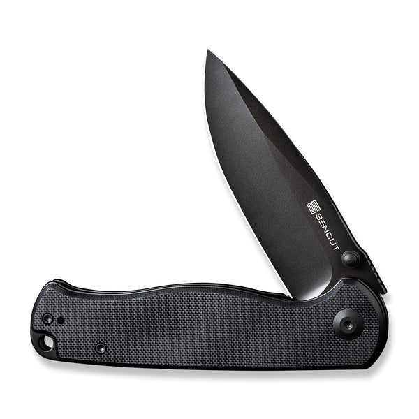 SENCUT Errant Flipper & Thumb Stud Knife G10 Handle