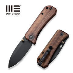 WEKNIFE Banter Thumb Stud Knife Wood Handle
