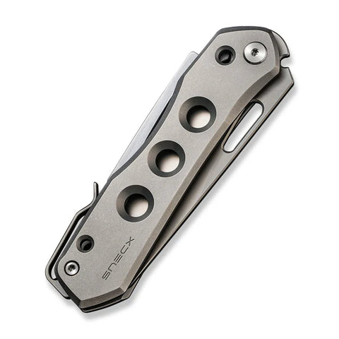 WEKNIFE Vision R Manual Thumb Knife Titanium Handle